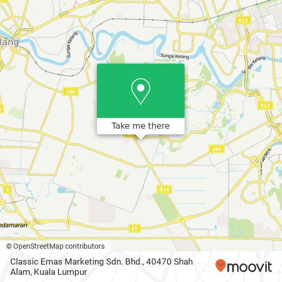 Classic Emas Marketing Sdn. Bhd., 40470 Shah Alam map