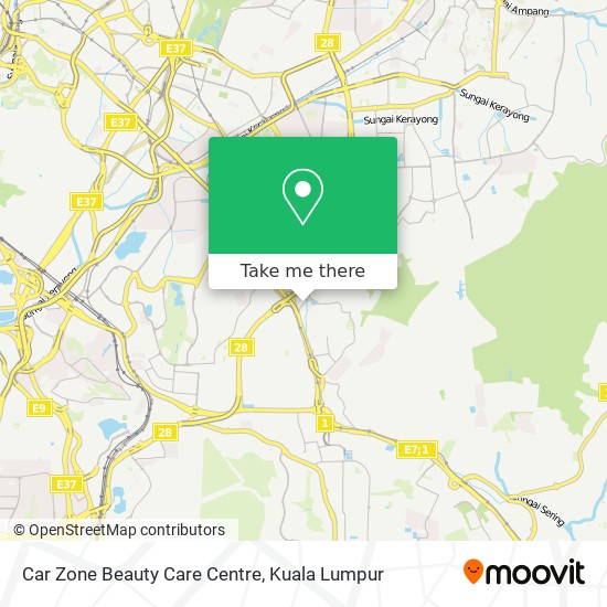 Car Zone Beauty Care Centre map