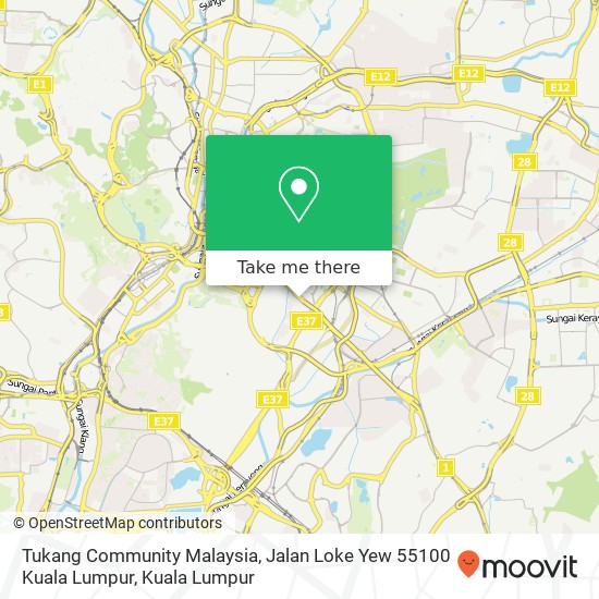 Tukang Community Malaysia, Jalan Loke Yew 55100 Kuala Lumpur map