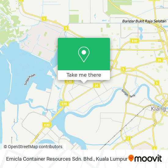 Emicla Container Resources Sdn. Bhd. map