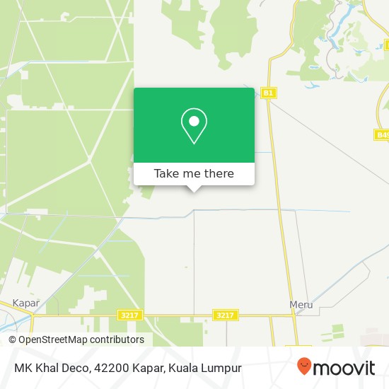 Peta MK Khal Deco, 42200 Kapar