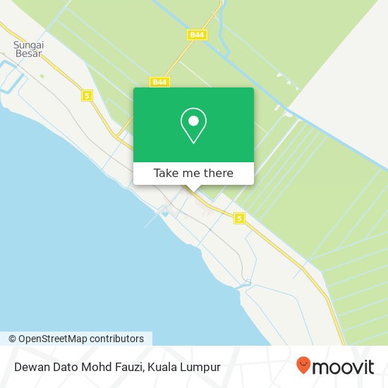 Dewan Dato Mohd Fauzi map