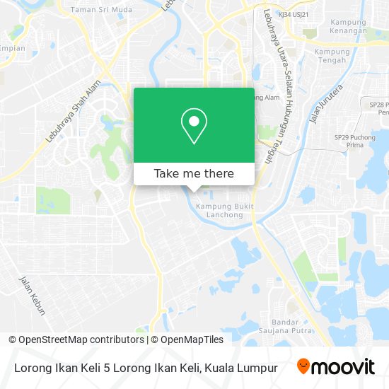 Lorong Ikan Keli 5 Lorong Ikan Keli map