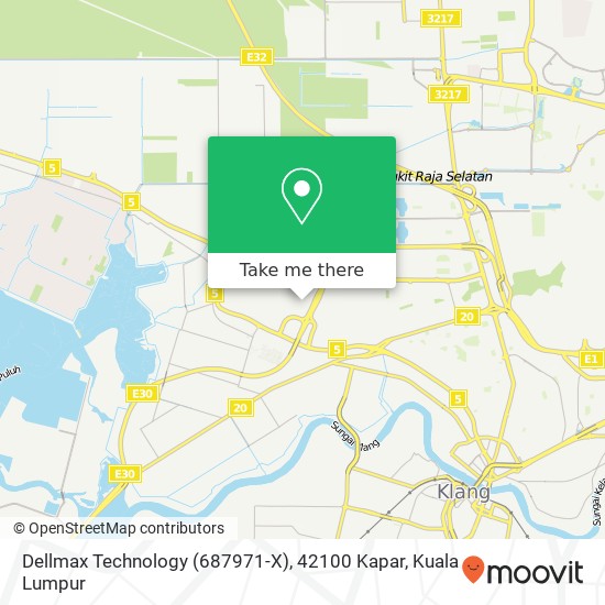 Dellmax Technology (687971-X), 42100 Kapar map