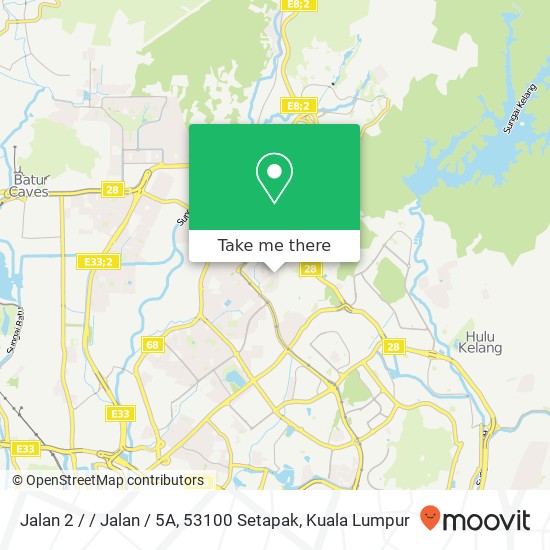 Peta Jalan 2 / / Jalan / 5A, 53100 Setapak