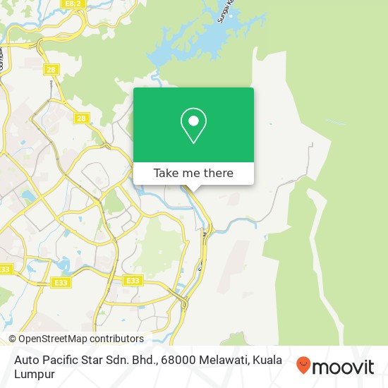 Auto Pacific Star Sdn. Bhd., 68000 Melawati map