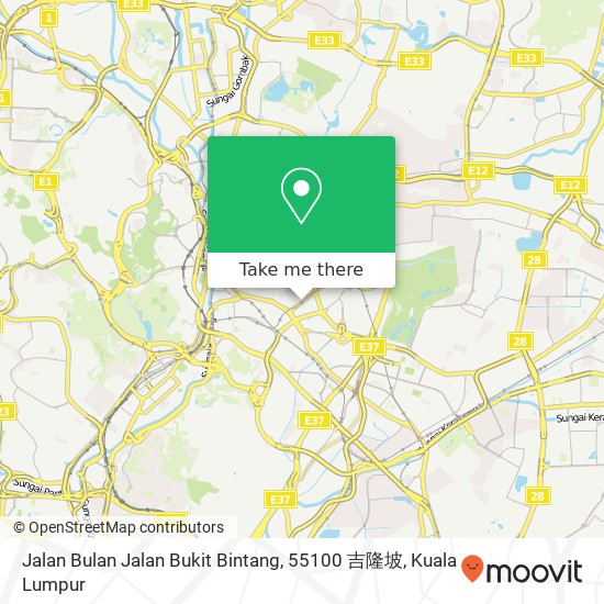 Jalan Bulan Jalan Bukit Bintang, 55100 吉隆坡 map