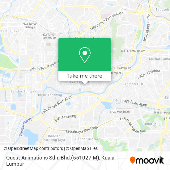 Quest Animations Sdn. Bhd.(551027 M) map