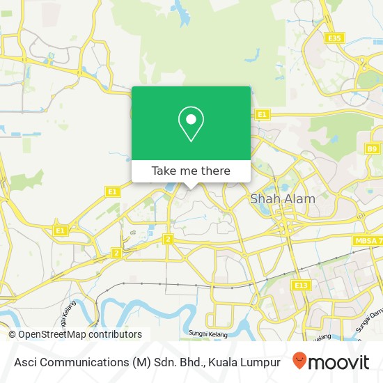 Asci Communications (M) Sdn. Bhd. map