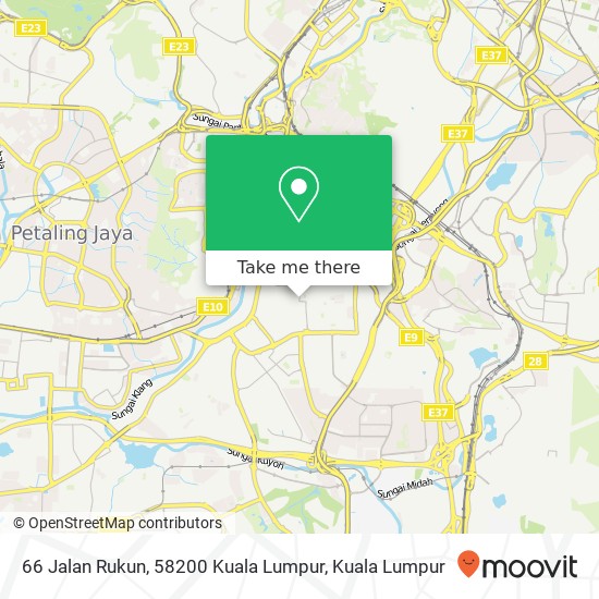 66 Jalan Rukun, 58200 Kuala Lumpur map