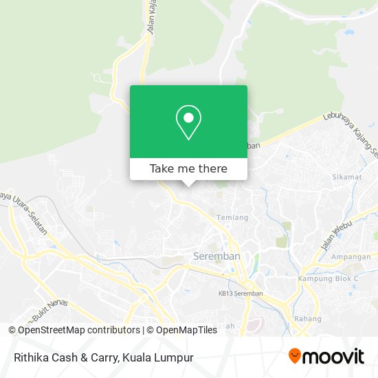 Rithika Cash & Carry map