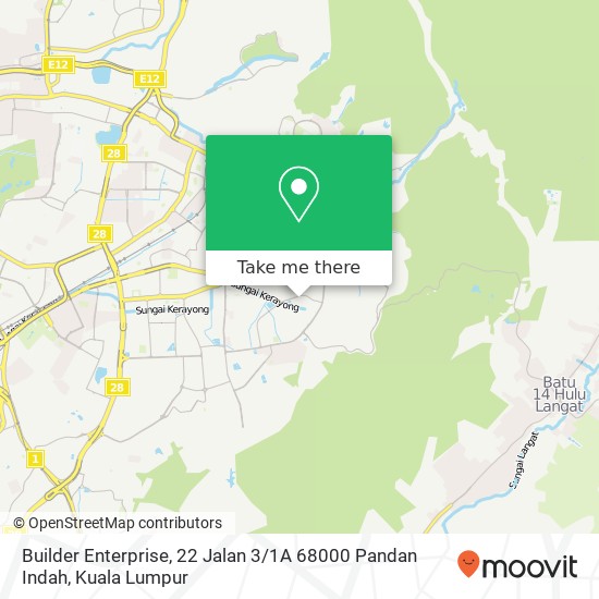 Builder Enterprise, 22 Jalan 3 / 1A 68000 Pandan Indah map