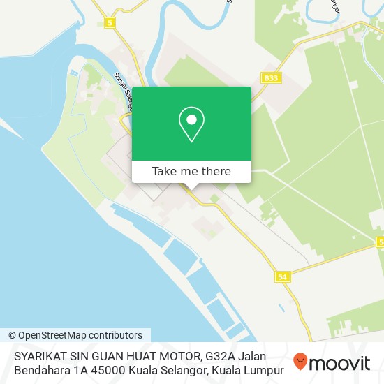 SYARIKAT SIN GUAN HUAT MOTOR, G32A Jalan Bendahara 1A 45000 Kuala Selangor map