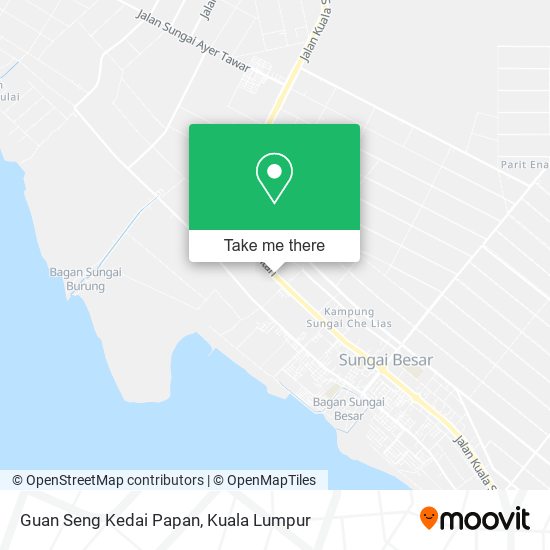 Guan Seng Kedai Papan map