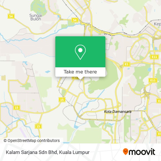 Kalam Sarjana Sdn Bhd map