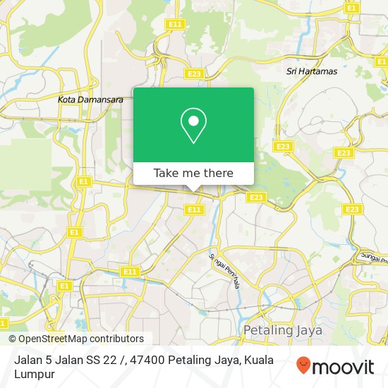 Jalan 5 Jalan SS 22 /, 47400 Petaling Jaya map