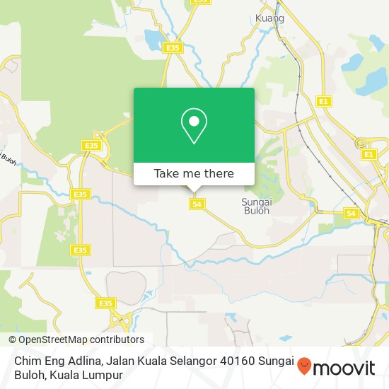 Chim Eng Adlina, Jalan Kuala Selangor 40160 Sungai Buloh map