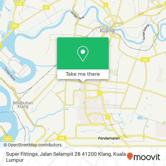 Super Fittings, Jalan Selampit 28 41200 Klang map