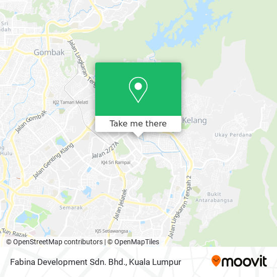 Fabina Development Sdn. Bhd. map