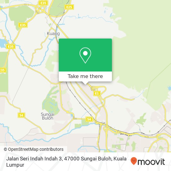 Peta Jalan Seri Indah Indah 3, 47000 Sungai Buloh