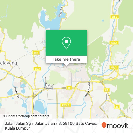 Jalan Jalan Sg / Jalan Jalan / 8, 68100 Batu Caves map