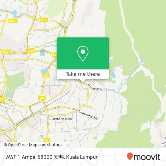 AWF 1 Ampa, 68000 安邦 map