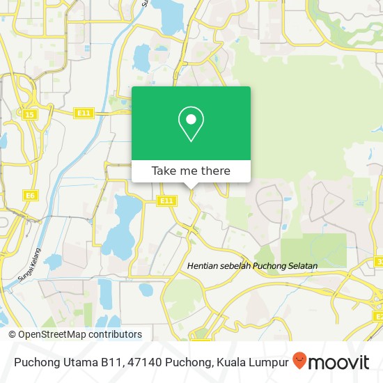 Puchong Utama B11, 47140 Puchong map