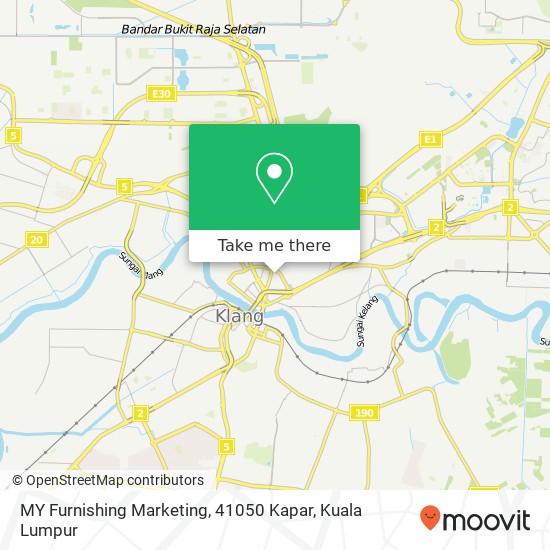 MY Furnishing Marketing, 41050 Kapar map