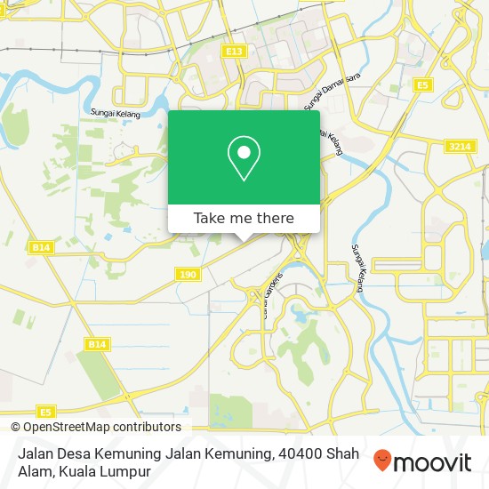 Jalan Desa Kemuning Jalan Kemuning, 40400 Shah Alam map