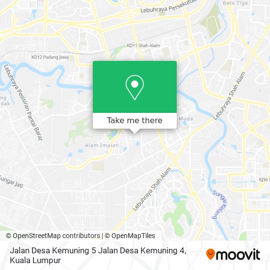 Peta Jalan Desa Kemuning 5 Jalan Desa Kemuning 4