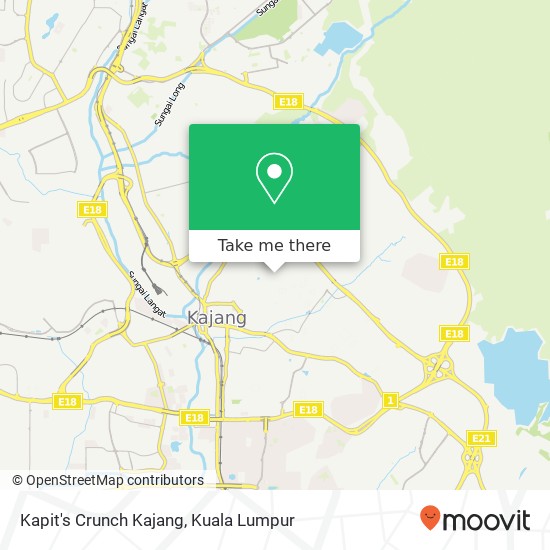 Kapit's Crunch Kajang map