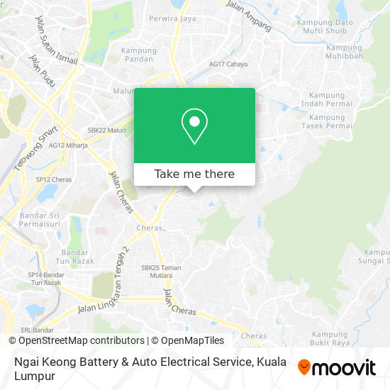 Ngai Keong Battery & Auto Electrical Service map