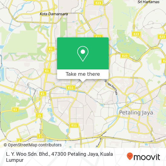 L. Y. Woo Sdn. Bhd., 47300 Petaling Jaya map