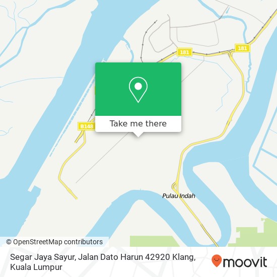 Peta Segar Jaya Sayur, Jalan Dato Harun 42920 Klang