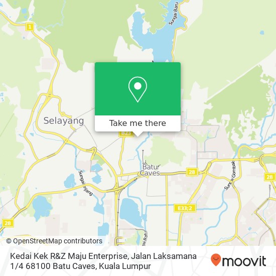 Kedai Kek R&Z Maju Enterprise, Jalan Laksamana 1 / 4 68100 Batu Caves map