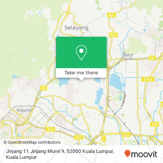 Peta Jinjang 11 Jinjang Murni 9, 52000 Kuala Lumpur