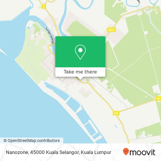 Peta Nanozone, 45000 Kuala Selangor