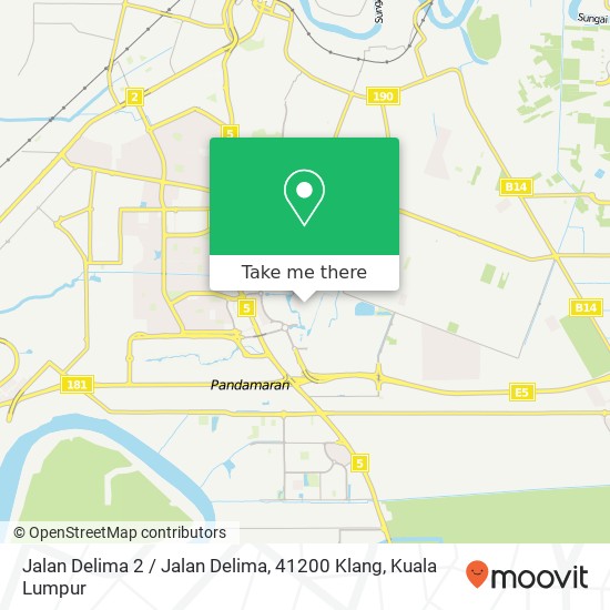 Jalan Delima 2 / Jalan Delima, 41200 Klang map