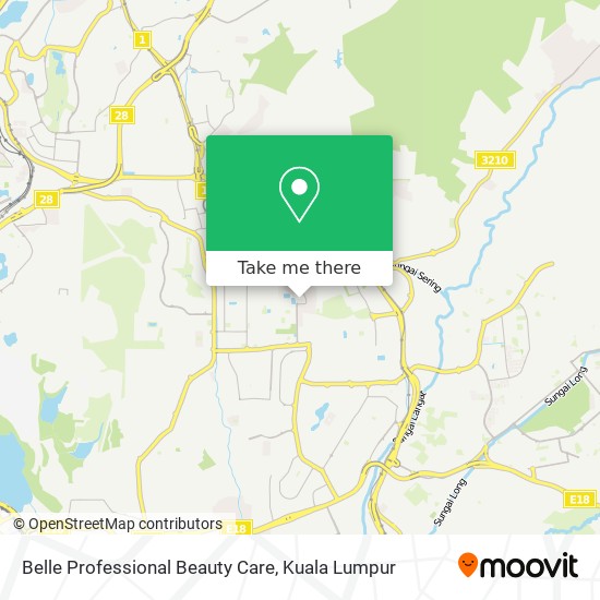 Belle Professional Beauty Care map