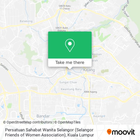 Persatuan Sahabat Wanita Selangor (Selangor Friends of Women Association) map