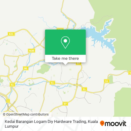Kedai Barangan Logam Diy Hardware Trading map