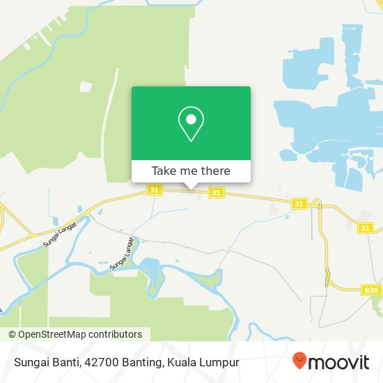 Peta Sungai Banti, 42700 Banting