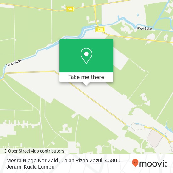 Mesra Niaga Nor Zaidi, Jalan Rizab Zazuli 45800 Jeram map