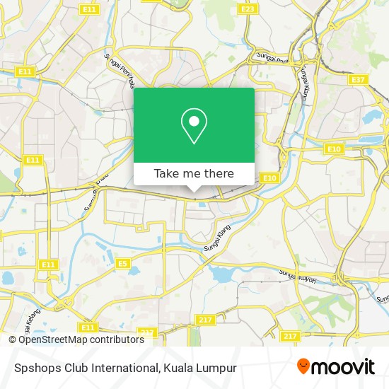 Spshops Club International map