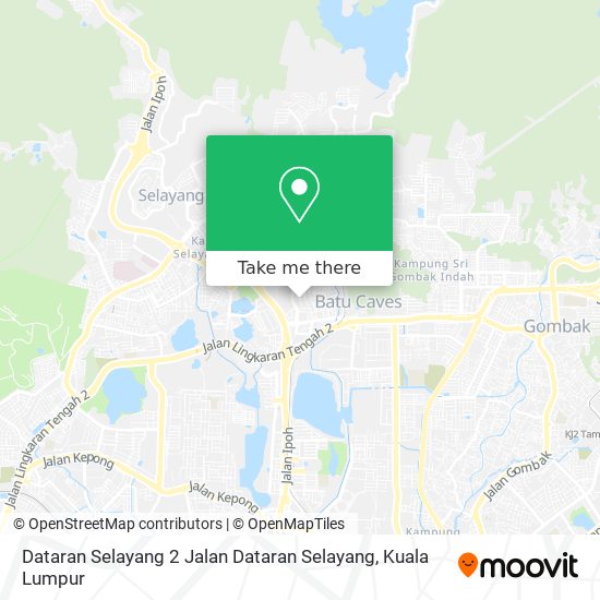 Peta Dataran Selayang 2 Jalan Dataran Selayang