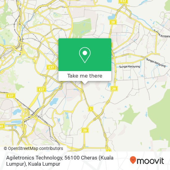 Agiletronics Technology, 56100 Cheras (Kuala Lumpur) map