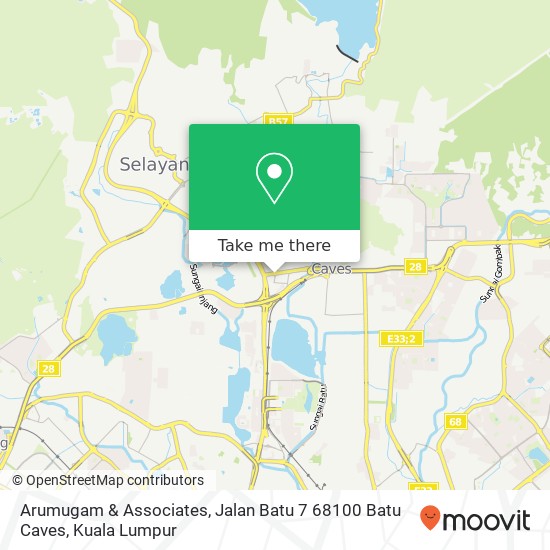 Arumugam & Associates, Jalan Batu 7 68100 Batu Caves map