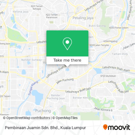 Peta Pembinaan Juamin Sdn. Bhd.