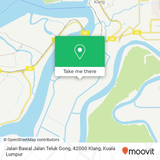Jalan Bawal Jalan Teluk Gong, 42000 Klang map