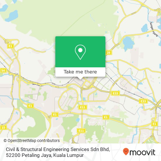 Civil & Structural Engineering Services Sdn Bhd, 52200 Petaling Jaya map